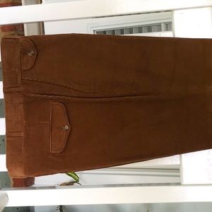 Men’s corduroy pants.  Brand new. Size: 36x34L. Warm chestnut brown